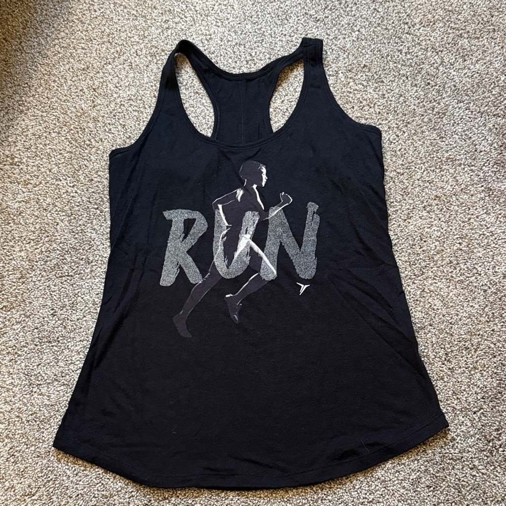 Old Navy Black Graphic Women's Tank Top